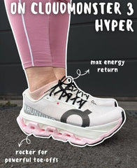 WMN ON CLOUD MONSTER 3 hyper ivory peony
