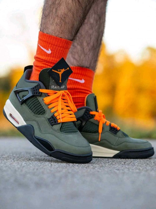 Nikee Air Jordan Retro4 x undefeatedDeep Green 2423