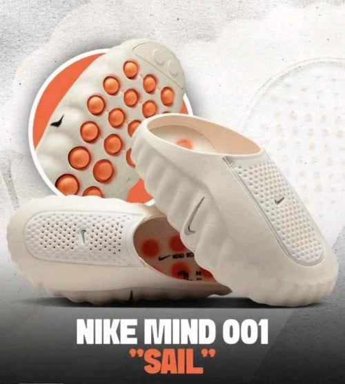 Nikee Mind 001 Mules In Cream