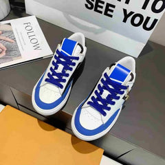Charlie White blue Sneaker LS069