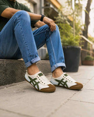Onitsukaa Tiger Mexico 66 Sabot half cut Grass Green
