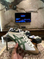 Onitsukaa Tiger Mexico 66 Sabot half cut Grass Green
