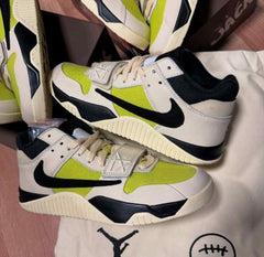 NIK travis scott x jordan jumpman jack trainer bright cactus