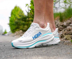 Hoka Bondi 9 Frost White Blue 1242
