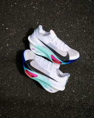 Nikee Zoom Alphafly 3 WhiteHyper Turquoise Concord Black