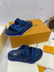 _louis_vuitton_LV NBA TRAINER BLUE PREMIUM SLIDE