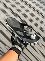 CROCSS BAYABAND CLOGS SLIDE BLACK