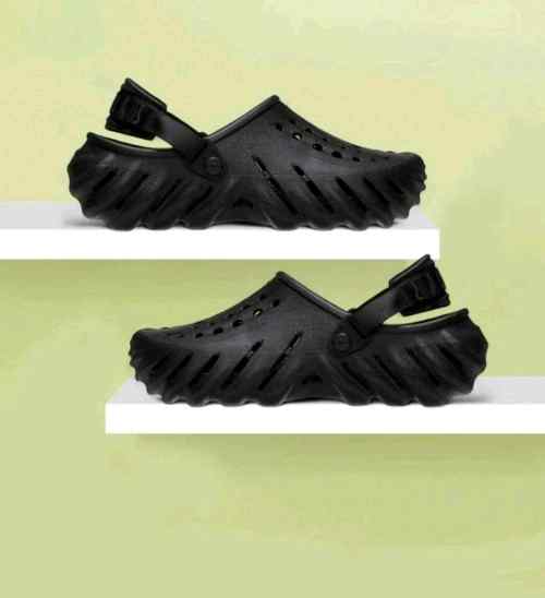 Crocss Echo Clog Poplogo Full Black