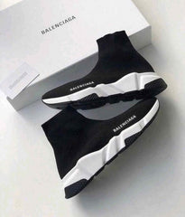 Balenciagaa Speed Trainer Black White 5002
