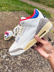 Nikee Air Jordan 3 Seoul 2.0 Grey Cement - Normal Defect