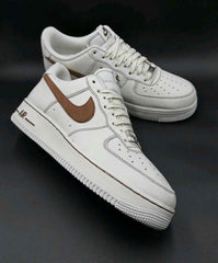 Nikee AirForce 1 Low IvorySaddle Brown