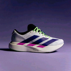 Aadidass AdiZero Evo SL White Purple Lime Burst