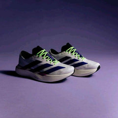 Aadidass AdiZero Evo SL White Purple Lime Burst