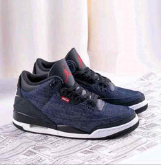 Niikee Leviis x Air Jordan 3 Retro Indigo MenTrack 658