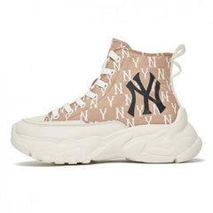 MLB CHUNKY High New York Yankees platform Round Toe Rubber Sole