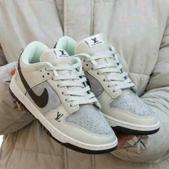 Nikee SB Dunk Low X Louiss Vuitton Gray 441