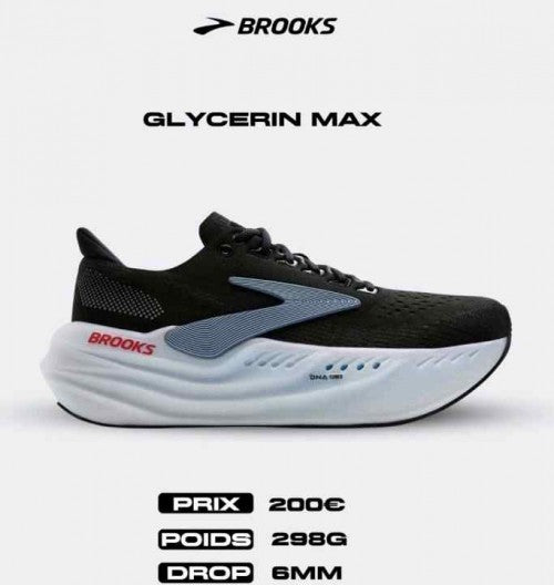 Brooks Glycerin max black White