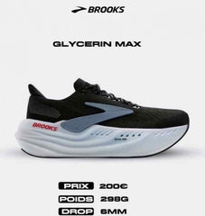 Brooks Glycerin max black White