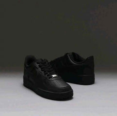 Nikee Airforce 1 Black 1st Leather semi UA 1061