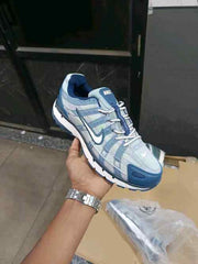 Nikee P-6000 SE worn blue denim Low-Top Lace-Up 581