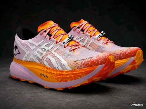 Asicss Metafuji Trail Shoes Purple Orange