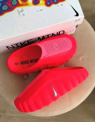 Nikee Mind 001 Mules In Solar Red fix