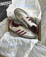 Adidass Samba OG Putty Grey Maroon 1226