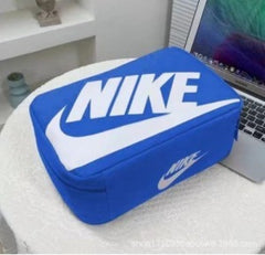 nikee blue shoes bag