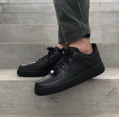 Nik.e Airforce 1 Black 1st Leather UA