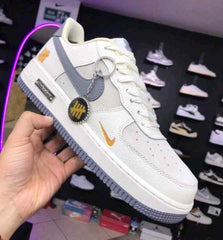 Nikee Airforce 1 Low X Undefeated Custom Beige 1209