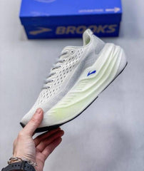 BROOKS GLCEERIN MAX RUNNING WHITE GREEN FIX