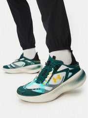 UNDER ARRMOUR ECHO SLIPSPEED WHITE ARDEN GREEN CAMPUS GOLD FIX