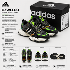 ADIDDAS VENTO XLG DELUXE BLACK ORANGE GREEN FIX