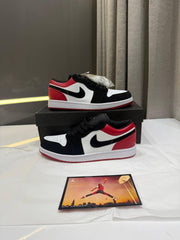 NIKKE AIR JORDAN 1 LOW BLACK TOE FIX