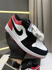 NIKKE AIR JORDAN 1 LOW BLACK TOE FIX