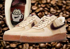 nikee Airforce 1 low coffee brown
