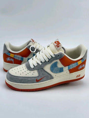 NIKKE AIR FORCE 1 LOW 07 X STUSSY ORANGE FIX
