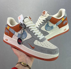 NIKKE AIR FORCE 1 LOW 07 X STUSSY ORANGE FIX