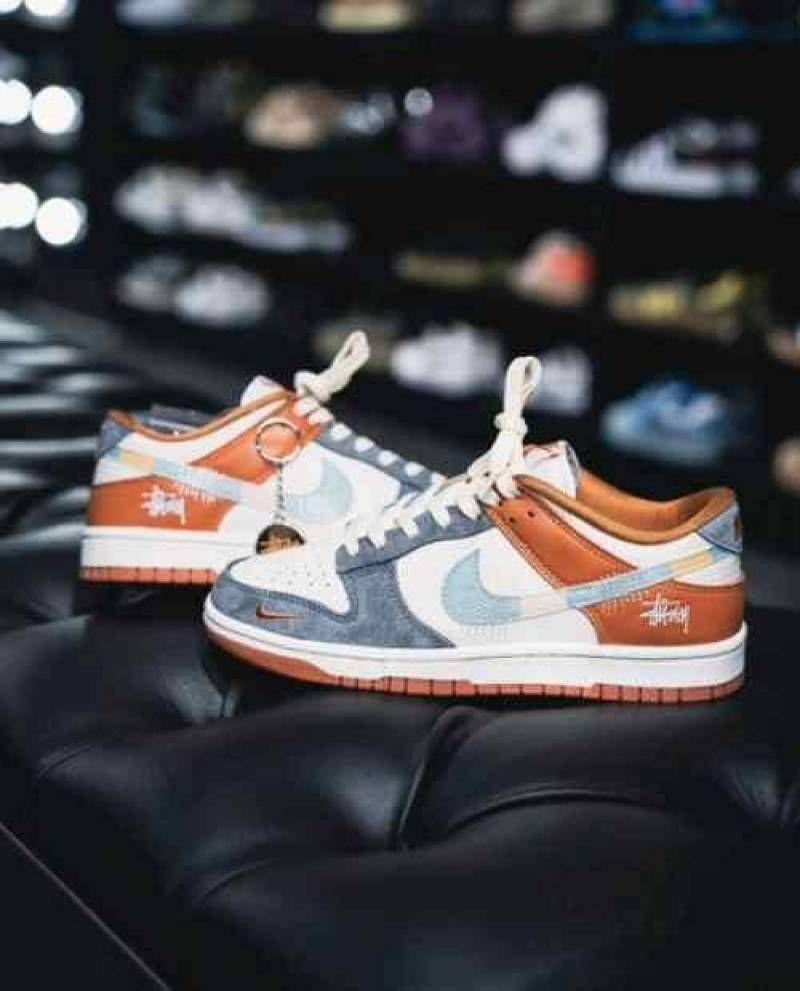 NIKKE SB DUNK STUSSY GREY ORANGE FIX
