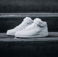 NIK AIRFORCE 1 HIGH long GENUINE LEATHER NO DUST BAG