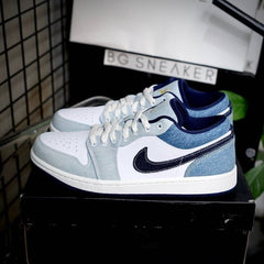 NIIKE AIR JORDAN 1 LOW SE DENIM STAR BLUE FIX
