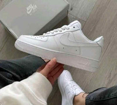 Nikkee Airforce 1 milky white pure leather For Mens