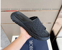 _Dior_H Town Oblique Full Black Sandal