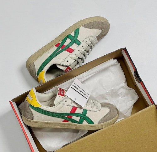 onitsukaa tigerr tokuten Beige Red Green