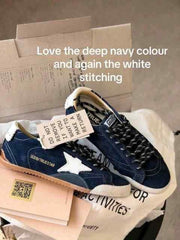 GOLDEN GOOSE TRUE STAR NAVY DENIM