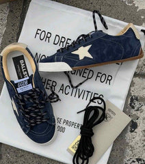 GOLDEN GOOSE TRUE STAR NAVY DENIM
