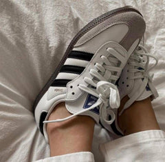 ADID samba white black suede quality fix