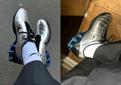 Maha Amsterdam x Nikkee Total 90 Secutor Shox Magia Metallic Silver Black Blue 6083