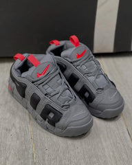 Nikee Air More Uptempo Grey Black fix