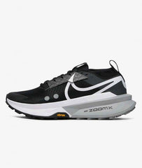 Nikle ZEGAMA TRAIL 2 - Trail running shoes - black white wolf grey anthracite